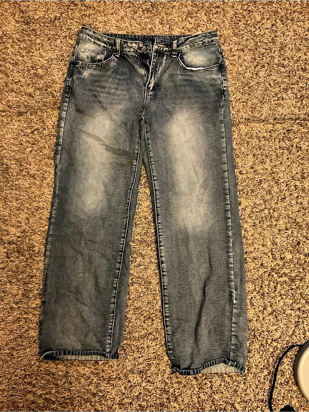 Women's Straight Leg Jeans in deep blue